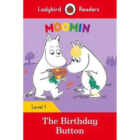 Изучение языков, книга Moomin. The Birthday Button