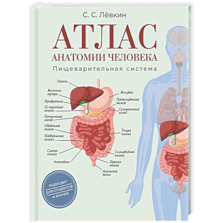 Медико-биологические дисциплины, книга Атлас анатомии человека. Пищеварительная система