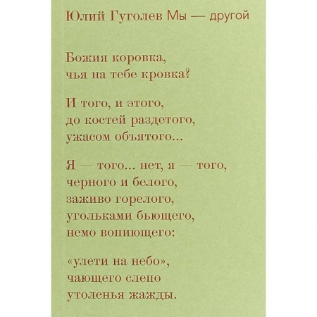 Классика, современная литература, книга Мы-другой