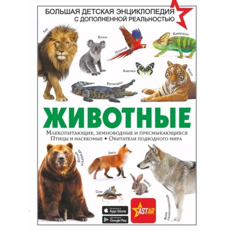 Познавательная литература, книга Животные