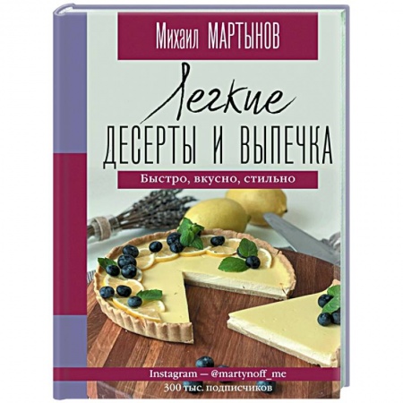 Выпечка, десерты, книга Легкие десерты и выпечка. Быстро, вкусно, стильно