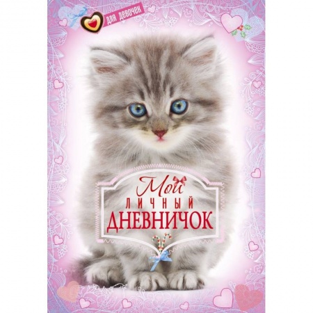 Досуг, творчество и кулинария, книга Котенок. Дневничок