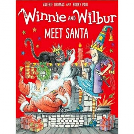 Изучение языков, книга Winnie & Wilbur Meet Santa