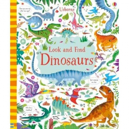 Дошкольникам, книга Look and Find. Dinosaurs