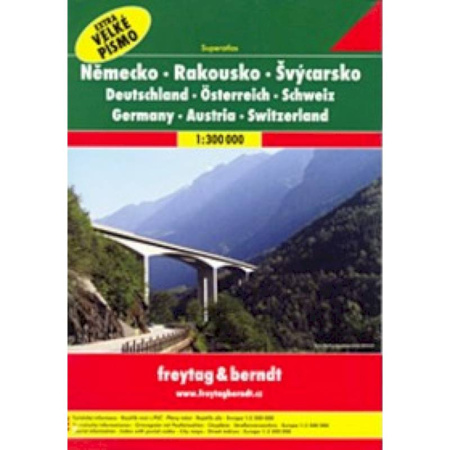 Книги, книга Germany. Austria. Switzerland. Superatlas 1:300 000