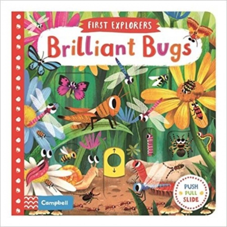 Изучение языков, книга Brilliant Bugs. Board book