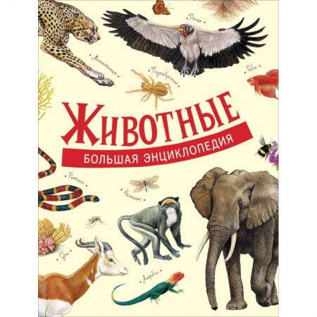 Познавательная литература, книга Животные. Большая энциклопедия