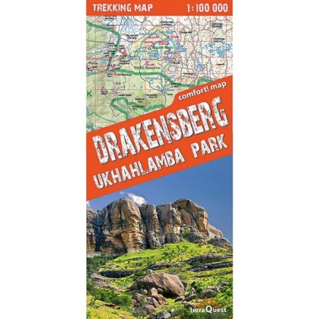 Книги, книга Драконовы горы. ЮАР. Карта 1:100 000 trekking map