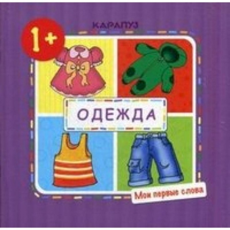 Книги, книга Мои первые слова. Одежда. (для детей от 1 года)