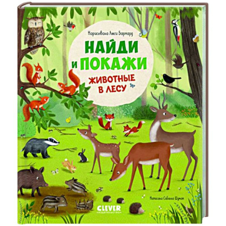 Познавательная литература, книга Найди и покажи.  Животные в лесу