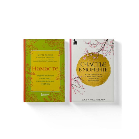 Общественные и гуманитарные науки, книга Комплект из 2-х книг. Намасте+Счастье в моменте