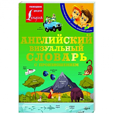 Изучение языков, книга Английский визуальный словарь с произношением
