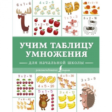 Школьникам и абитуриентам, книга Учим таблицу умножения