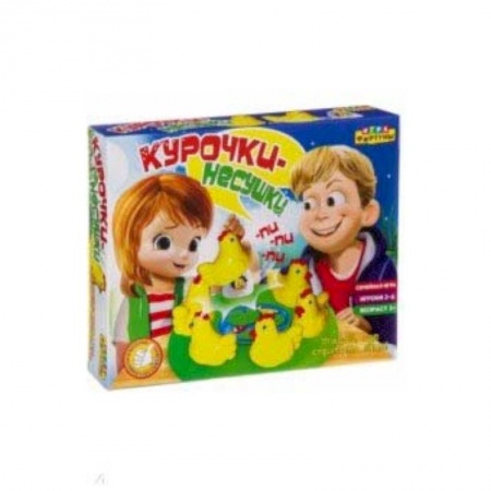 Книги, книга Игра семейная настольная 'КУРОЧКИ-НЕСУШКИ' (Ф94476)