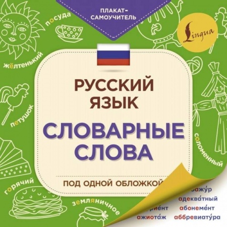 книга Русский язык. Словарные слова с доставкой по Франции Школьникам и абитуриентам, книга Русский язык. Словарные слова
