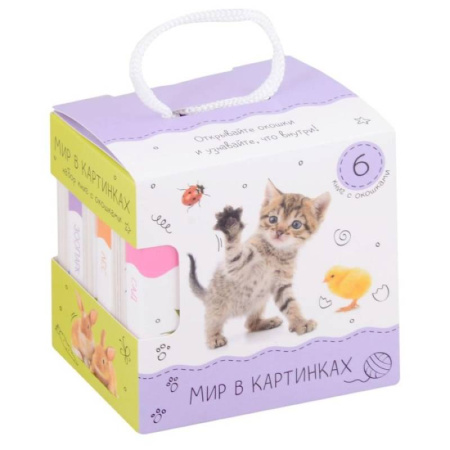 Книги для самых маленьких (0-3 года), книга Шоубокс 'Мир в картинках'