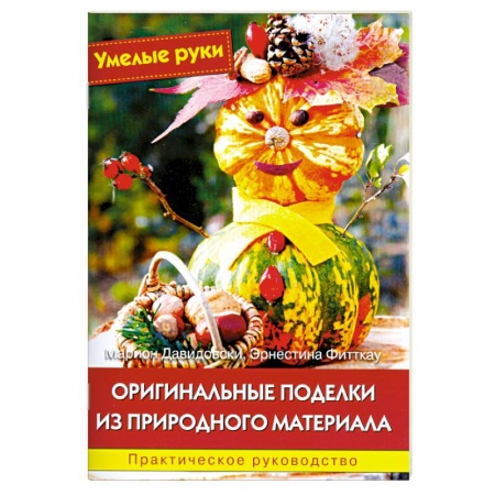 Книги, книга Оригинальные поделки из природного материала. Практическое руководство.