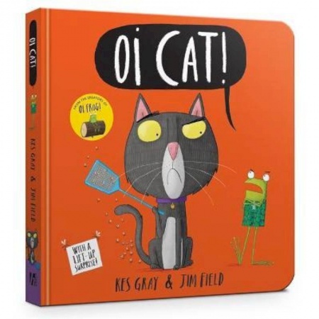 Изучение языков, книга Oi Cat! (Board Book)