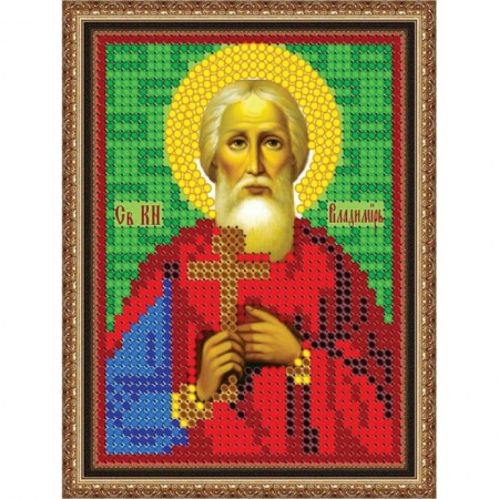 Музыкальная школа, книга «Светлица» набор для вышивания бисером 8750ЛМ «Св. Владимир» бисер Чехия 7,5x10см