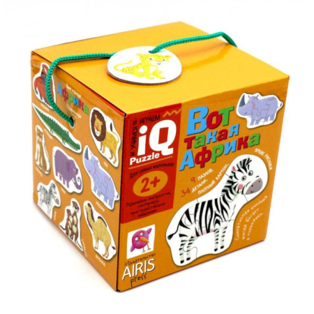 Досуг, творчество и кулинария, книга Игра-пазл. Для самых маленьких. 2+ Вот такая Африка