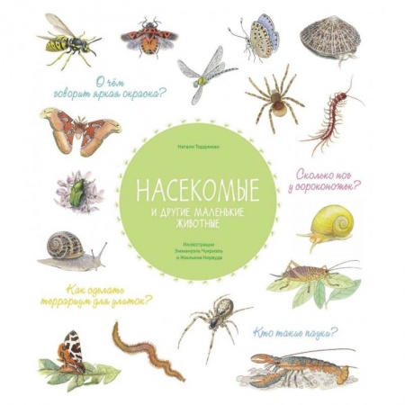Познавательная литература, книга Насекомые и другие маленькие животные
