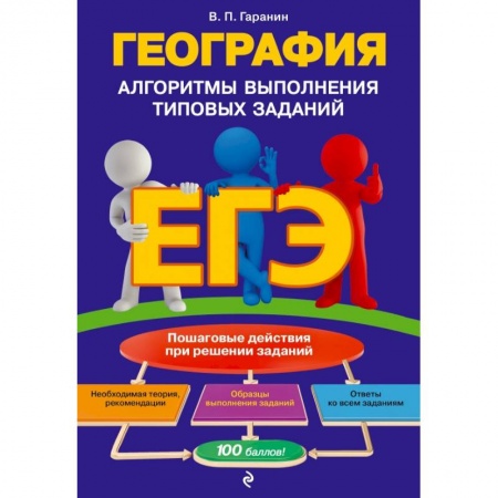 Школьникам и абитуриентам, книга ЕГЭ. География. Алгоритмы выполнения типовых заданий
