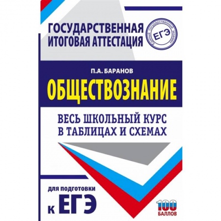 Школьникам и абитуриентам, книга ЕГЭ. Обществознание. Весь школьный курс в таблицах и схемах для подготовки к единому государственному экзамену