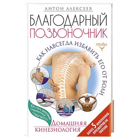 Популярная и нетрадиционная медицина, книга Благодарный позвоночник. Как навсегда избавить его от боли. Домашняя кинезиология