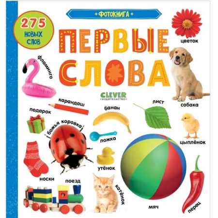 Книги для самых маленьких (0-3 года), книга Фотокнига. Первые слова