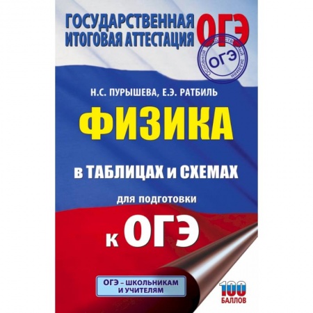 Школьникам и абитуриентам, книга ОГЭ. Физика в таблицах и схемах для подготовки к ОГЭ