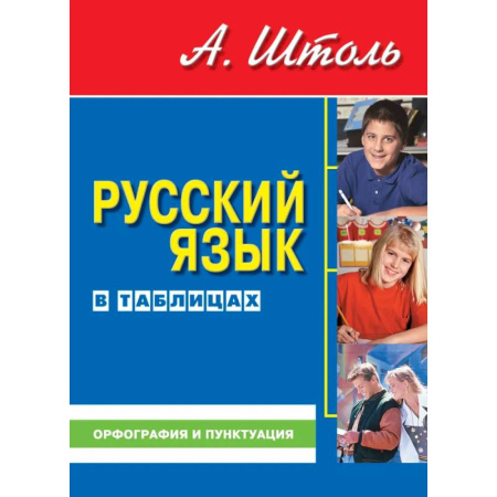 Школьникам и абитуриентам, книга Русский язык в таблицах. Орфография и пунктуация