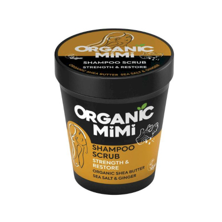 Шампунь-скраб «Сила и Восстановление» морская соль и имбирь, 280г