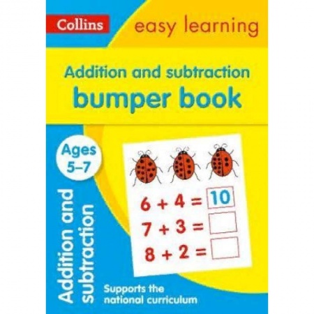 Изучение языков, книга Addition & Subtraction Bumper Book. Ages 5-7