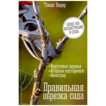 Сад, огород, цветы, дизайн участка, книга Правильная обрезка сада. Фруктовые деревья, ягодные кустарники, виноград