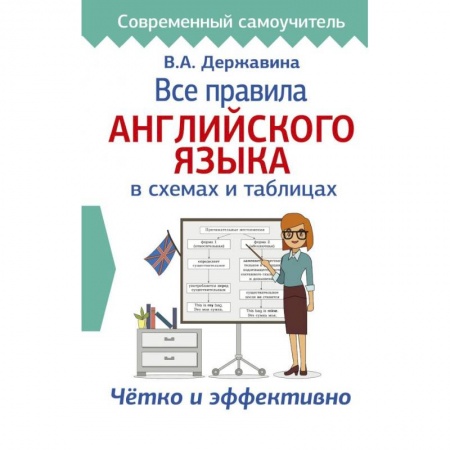 Изучение языков, книга Все правила английского языка в схемах и таблицах