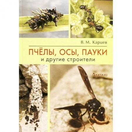 Естественные науки, книга Пчёлы, осы, пауки и другие строители