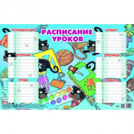 Книги, книга Расписание синее (184х290)