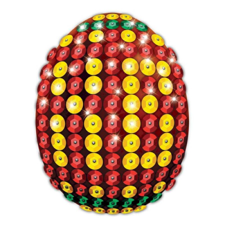 Набор для декорирования пасхального яйца пайетками № 1