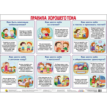 ПЛАКАТ. ПРАВИЛА ХОРОШЕГО ТОНА