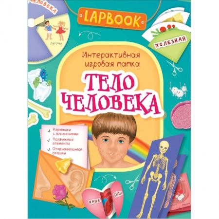 Досуг, творчество и кулинария, книга Тело человека.Интерактивная игровая папка