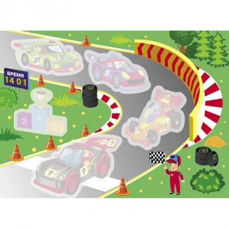 Досуг, творчество и кулинария, книга Гонки. Многоразовые водные раскраски