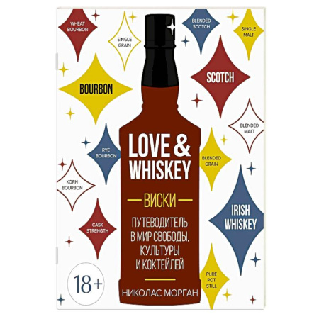 Напитки, книга Love&Whiskey. Виски. Путеводитель в мир свободы, культуры и коктейлей