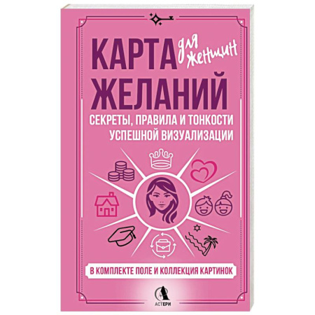 Гадания, толкования снов, книга Карта желаний для женщин: секреты, правила и тонкости успешной визуализации