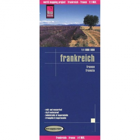 Книги, книга Франция. Карта 1: 1000000. France. Frankreich