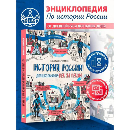 Школьникам и абитуриентам, книга История России для школьников: век за веком