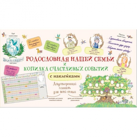 Досуг, творчество и кулинария, книга Родословная нашей семьи + Копилка счастливых событий и знаменательных дат