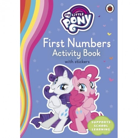 Изучение языков, книга My Little Pony First Numbers Activity Book