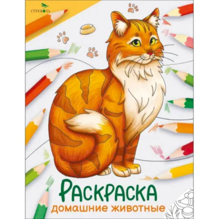 Досуг, творчество и кулинария, книга Домашние животные. Раскраска