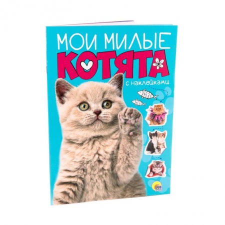 Досуг, творчество и кулинария, книга Мои милые котята. С наклейками