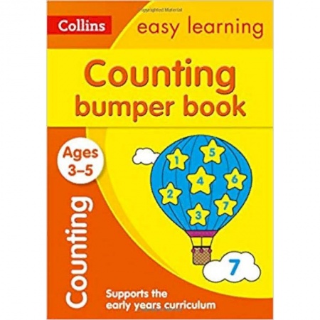 Дошкольникам, книга Counting Bumper Book. Ages 3-5